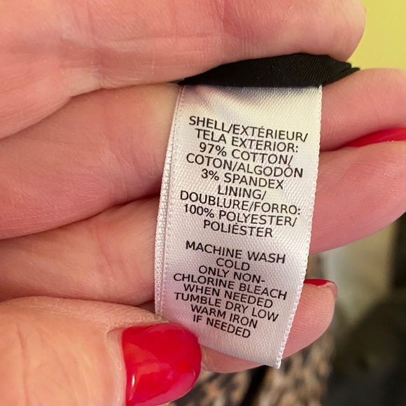 LOFT Animal Print Pencil Skirt - Picture 4 of 4